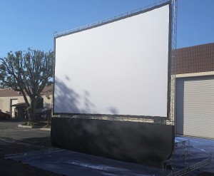 21 Foot outdoor cinema screen